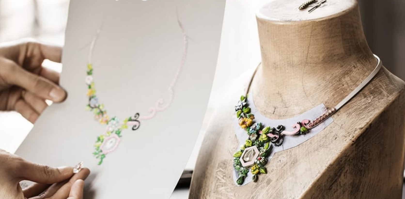 طراحی جواهر در کنار طراحی لباس