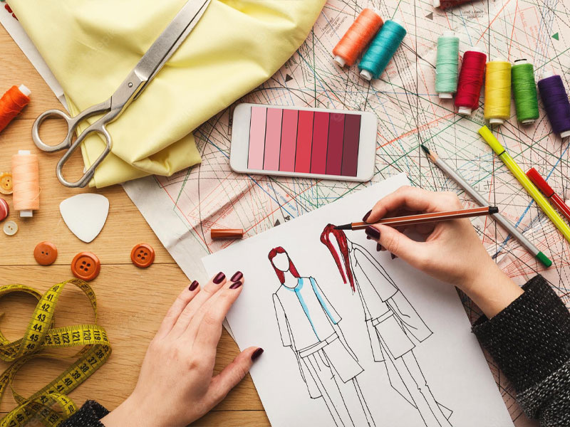 کالکشن سازی در طراحی لباس | چجوری کالکشن لباس درست کنیم؟