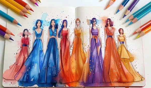 اموزش طراحی لباس با ساده ترین روش